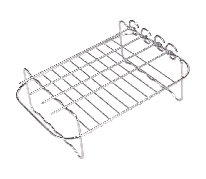 Inde Rejilla Rectangular Airfryer con 4 Pinchos 20 cm x 14.5 cm x 8 cm (12 Unidades)