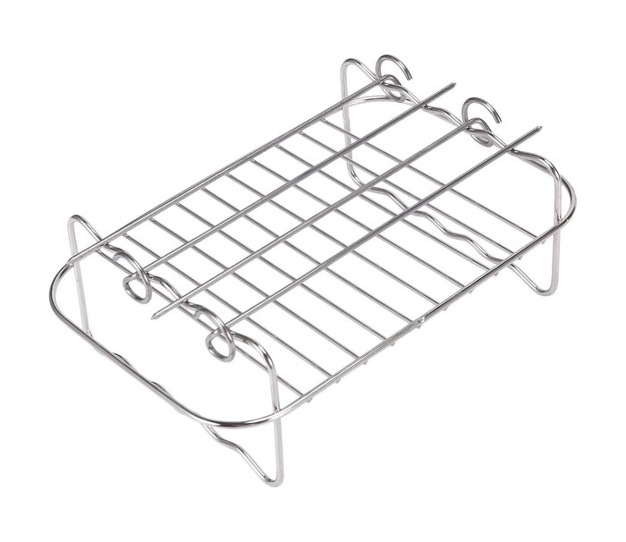 Inde Rejilla Rectangular Airfryer con 4 Pinchos 20 cm x 14.5 cm x 8 cm (12 Unidades)