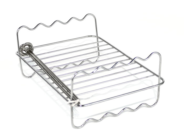 Inde Rejilla Rectangular Airfryer con 4 Pinchos 20 cm x 14.5 cm x 8 cm (12 Unidades)