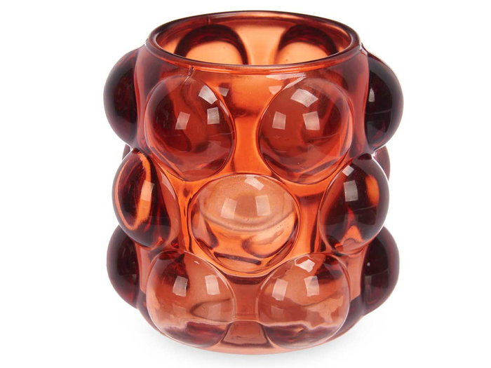 Giftdecor Portavela Bola Pequeña Teja 8.4x9x8.4 cm (Set de 12)
