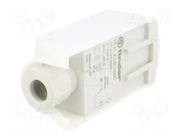 FINDER Interruptor de crepúsculo empotrado 230VAC SPST-NO IP54 FINDER Interruptor de crepúsculo empotrado 230VAC SPST-NO IP54