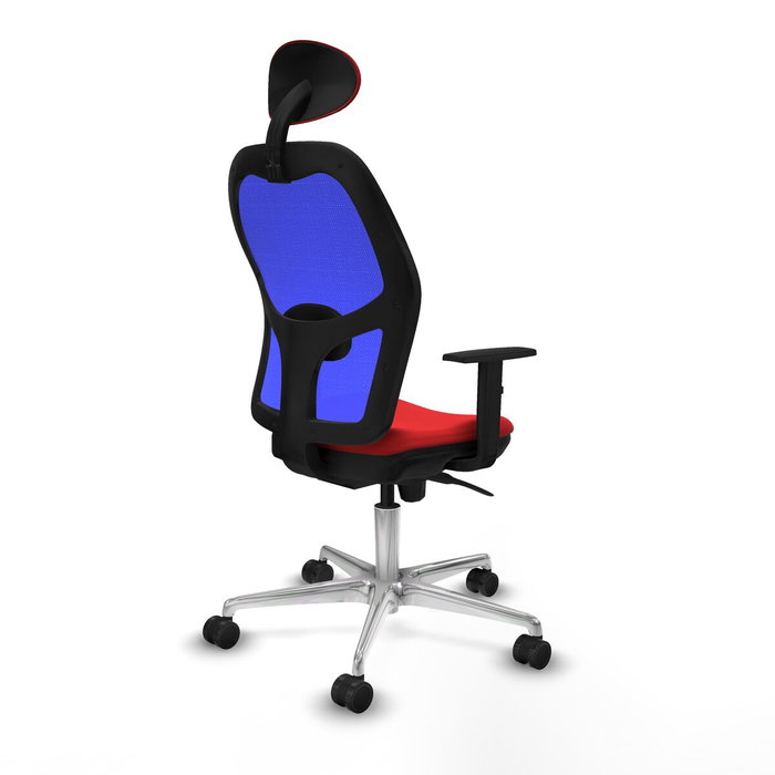PIQUERAS Y CRESPO Silla de oficina Jorquera Rojo/Azul PIQUERAS Y CRESPO Silla de oficina Jorquera Rojo/Azul