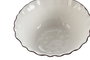 DKD Home Decor Ensaladera de Porcelana Blanca Louvre Loving 24
