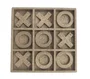 DKD Home Decor Juego de Mesa Tic Tac Toe Resina Beige