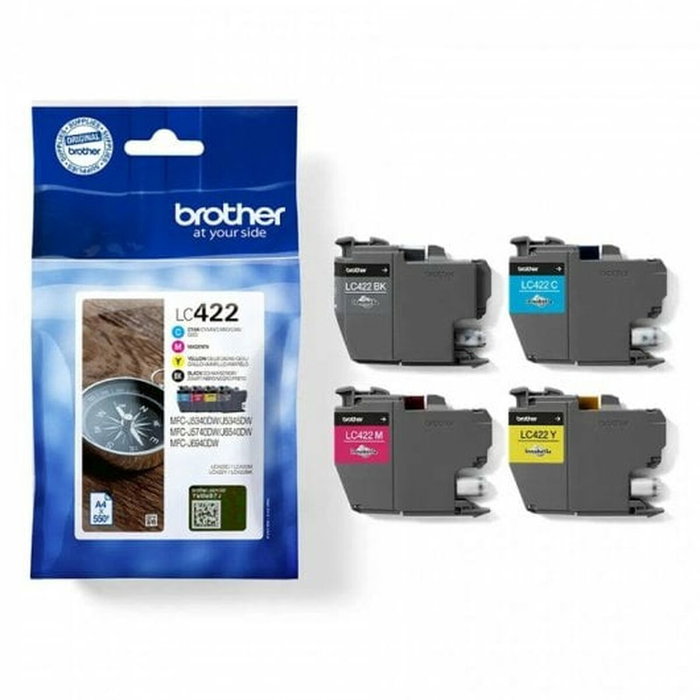 Brother LC422VAL Multipack de 4 Cartuchos de Tinta (BK/C/M/Y) Brother LC422VAL Multipack de 4 Cartuchos de Tinta (BK/C/M/Y)