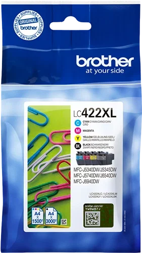 Brother LC422VAL Multipack de 4 Cartuchos de Tinta Brother LC422VAL Multipack de 4 Cartuchos de Tinta