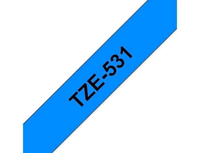 Brother TZe-531 Cinta Laminada 12 mm x 8 m Azul/Negro
