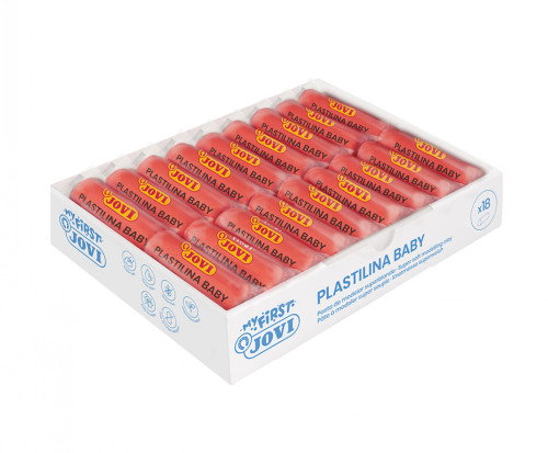 JOVI Plastilina Baby My First Rojo Caja de 18 unidades JOVI Plastilina Baby My First Rojo Caja de 18 unidades