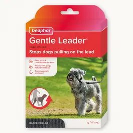 Beaphar Gentle Leader Collar de Adiestramiento Antiparada para Perros, Talla S, Negro