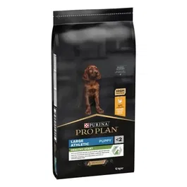 Purina Pro Plan Canine Puppy Athletic Balance Large 12 kg - Alimento para Cachorros Activos de Raza Grande con Omega 3 y 6, Vitaminas y Fibra para Digestión Saludable