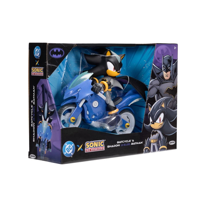 Jakks Pacific Figura Shadow con Batmovil Sonic The Hedgehog 12cm DC Comics