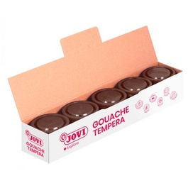 Jovi Témpera Escolar Estuche 5 Botes Marrón De 35 mL