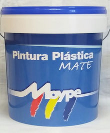 Titan Pintura Plástica Mate Interior/Exterior Blanca 15 Litros