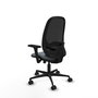 PIQUERAS Y CRESPO Silla de oficina Cilanco con mecanismo Sincro/Traslack, Gris y Negro
