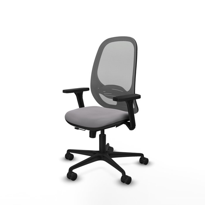 PIQUERAS Y CRESPO Silla de oficina Cilanco Gris con mecanismo Sincro/Traslack