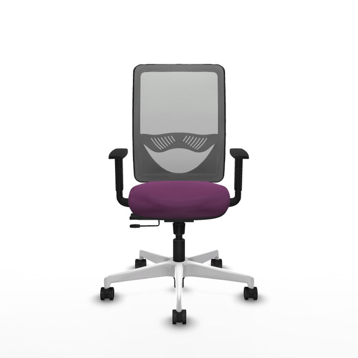 PIQUERAS Y CRESPO Silla de oficina Zulema con mecanismo Sincro/Traslack, Morado y Gris PIQUERAS Y CRESPO Silla de oficina Zulema con mecanismo Sincro/Traslack, Morado y Gris