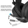 ERT GROUP Auriculares Gaming Deadpool Marvel Sonido Envolvente Virtual 7.1 Luz LED Micrófono Flexible USB Jack