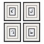 Cuadro Pintura Abstracto 4/M 44 X 50 cm (Set de 4)