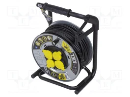 KEL Prolongador de alimentación H07RN-F 3G1,5mm2 50m negro
