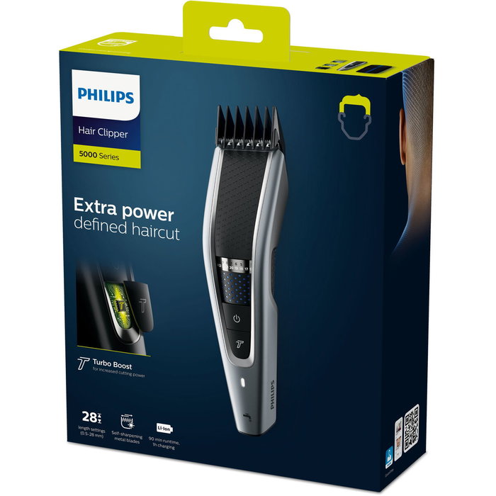Philips Cortapelos Serie 5000 HC5630/15 Negro y Plata