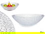 VIVALTO Bowl Cristal Bits 31 cm Transparente (Set de 4)