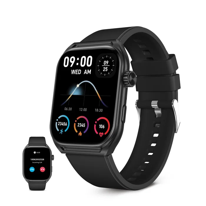 KSIX Urban Move Smartwatch BXSW28N - Pantalla AMOLED 2.06" - Más de 100 Modos Deporte, Llamadas, Salud, Autonomía 5 Días, Resistente IP67