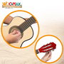 WOOMAX Guitarra de juguete de madera con 6 cuerdas