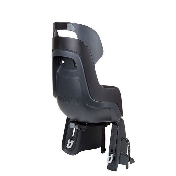 Bobike GO MIK-HD Portabebés Trasero para Bicicleta, de 9 Meses a 6 Años, 22 kg, Arnés 3 Puntos y Reposapiés Ajustable