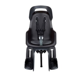 Bobike GO MIK-HD Portabebés Trasero para Bicicleta, de 9 Meses a 6 Años, 22 kg, Arnés 3 Puntos y Reposapiés Ajustable