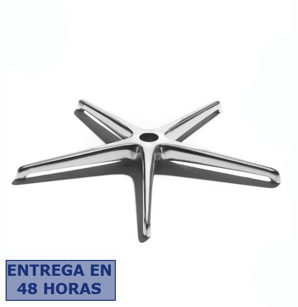 PIQUERAS Y CRESPO Base de aluminio de 700 mm Gris