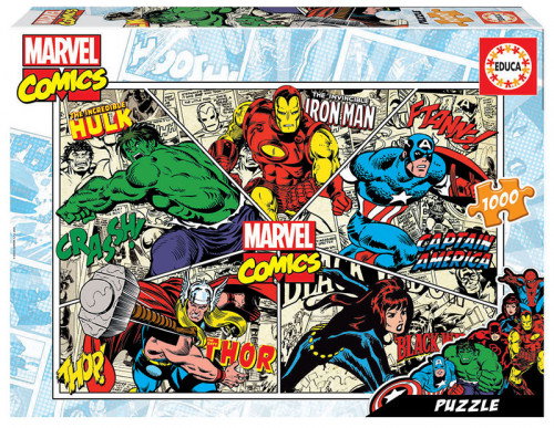 Educa Puzzle Marvel Comics 1000 piezas Educa Puzzle Marvel Comics 1000 piezas
