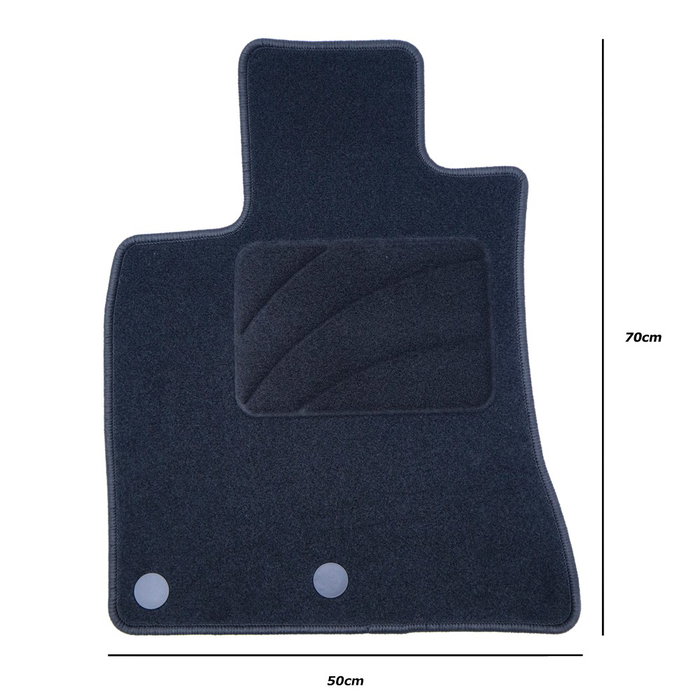 OCC Design Alfombrilla a Medida para Nissan Qashqai (2007-2013) 5 PZ Rojo