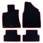OCC Design Alfombrilla a Medida para Nissan Qashqai (2007-2013) 5 PZ Rojo