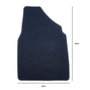 OCC Design Alfombrilla a Medida para Nissan Qashqai (2007-2013) 5 PZ Rojo