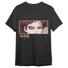 PIERROT Camiseta Gaara Eyes Naruto Shippuden adulto XL