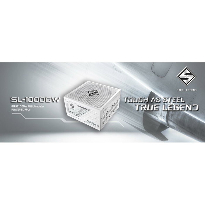 ASRock Steel Legend SL-1000GW 1000W ATX Blanco ASRock Steel Legend SL-1000GW 1000W ATX Blanco