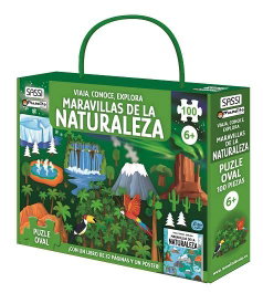 M4 MANOLITO BOOKS EDITORIAL, MARAVILLAS DE LA NATURALEZA (MALETÍN: PUZLE 100 PIEZAS)
