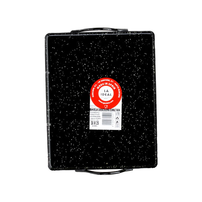 Garcima Bandeja Caracol Esmaltada 20X25 cm con 6 Unidades para Horno y Cocina