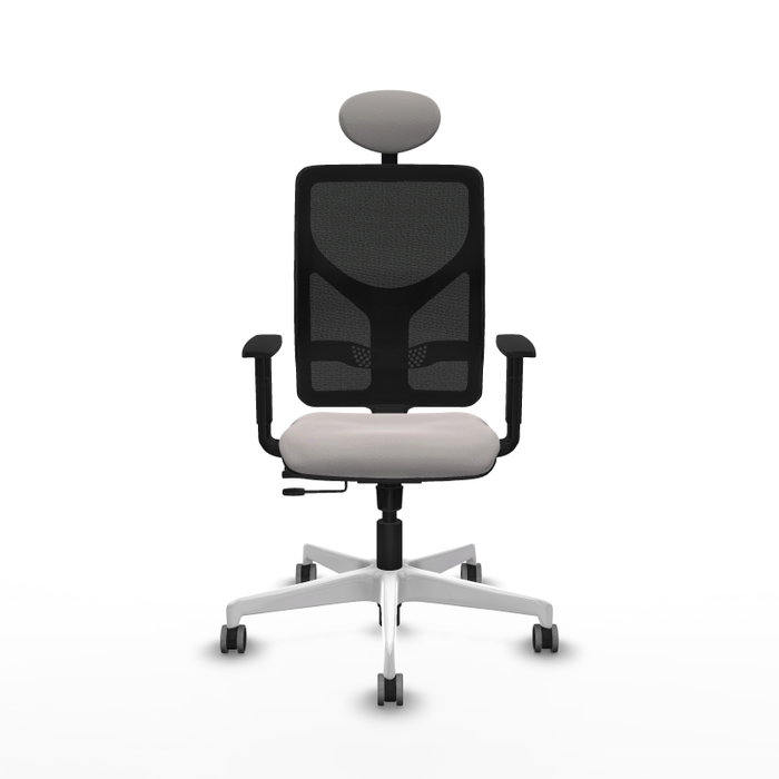 PIQUERAS Y CRESPO Silla de oficina Motilla con mecanismo Sincro/Traslack Blanco y Negro PIQUERAS Y CRESPO Silla de oficina Motilla con mecanismo Sincro/Traslack Blanco y Negro