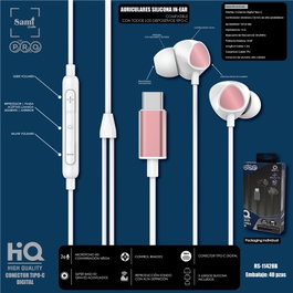 SAMI Sami Pro Auricular Blanco con Conector Tipo C Digital