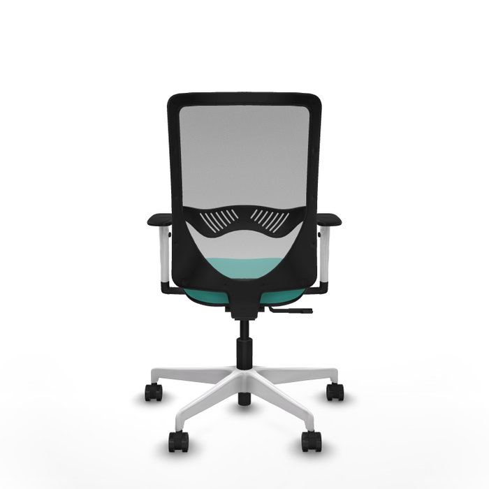 PIQUERAS Y CRESPO Silla de oficina Zulema con mecanismo Sincro, Turquesa y Gris PIQUERAS Y CRESPO Silla de oficina Zulema con mecanismo Sincro, Turquesa y Gris