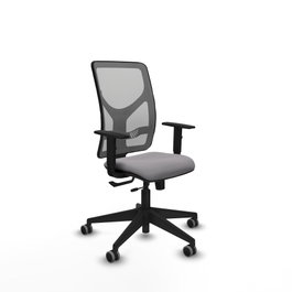 PIQUERAS Y CRESPO Silla de oficina Motilla Gris con mecanismo Sincro/Traslack
