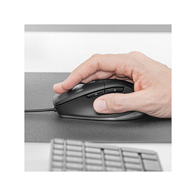 3Dconnexion CadMouse Pro Ratón Ergonómico Mano Derecha Negro