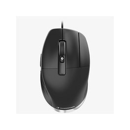 3Dconnexion CadMouse Pro Ratón Óptico USB Profesional para CAD, 7 Botones (5 Programables), Mano Derecha, Negro - Modelo CadMouse Pro