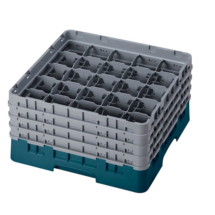 CAMBRO Cesta de lavado 25 comp. 4 alturas Cerceta CAMBRO Cesta de lavado 25 comp. 4 alturas Cerceta