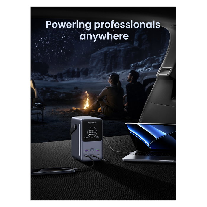 Ugreen Nexode Power Bank 48000 mAh Litio Gris Carga Rapida 300W, Compatible con Portatil, Tablet, Telefono, Smartwatch, Camara Digital Ugreen Nexode Power Bank 48000 mAh Litio Gris Carga Rapida 300W, Compatible con Portatil, Tablet, Telefono, Smartwatch, Camara Digital