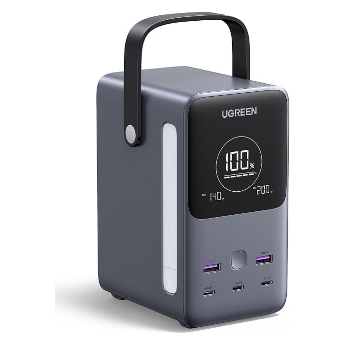 Ugreen Nexode Power Bank 48000 mAh Litio Gris Carga Rapida 300W, Compatible con Portatil, Tablet, Telefono, Smartwatch, Camara Digital Ugreen Nexode Power Bank 48000 mAh Litio Gris Carga Rapida 300W, Compatible con Portatil, Tablet, Telefono, Smartwatch, Camara Digital