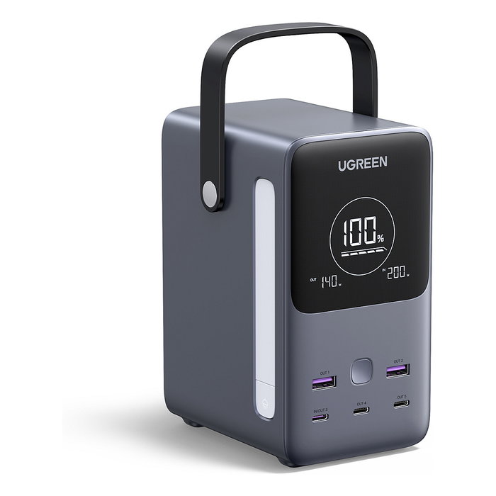 Ugreen Nexode Power Bank 48000 mAh Litio Gris Carga Rapida 300W, Compatible con Portatil, Tablet, Telefono, Smartwatch, Camara Digital Ugreen Nexode Power Bank 48000 mAh Litio Gris Carga Rapida 300W, Compatible con Portatil, Tablet, Telefono, Smartwatch, Camara Digital
