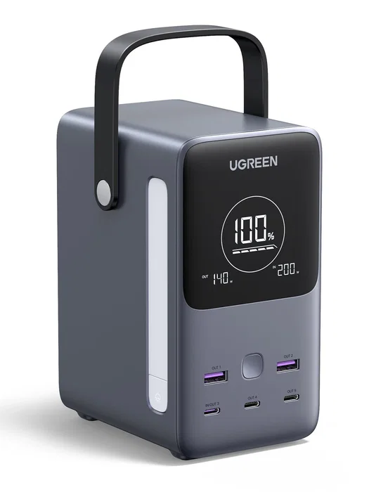 Ugreen Nexode Power Bank 48000 mAh 300W Gris