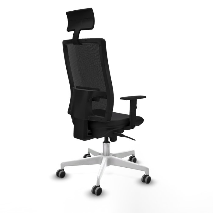 PIQUERAS Y CRESPO Silla de oficina Horna con mecanismo Sincro y cabecero fijo